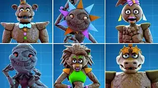 FNAF AR Easter Security Breach Animatronics Workshop Animations