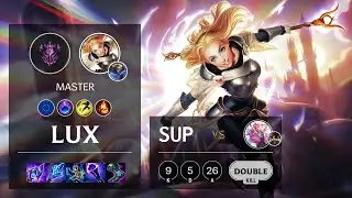 Lux Support vs Seraphine - EUW Master Patch 11.23