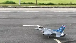 Freewing 90mm F-16 rebuilt with JetFan 90 V2