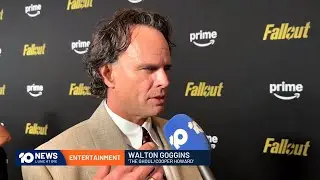Interview w/ Walton Goggins & Ella Purnell for Fallout S2 Premiere | @10NewsAU @primevideoaunz