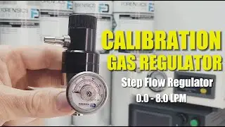 Calibration Gas Regulator (Step Flow Regulator 0.0 - 8.0 LPM)