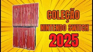 Minha COLEÇÃO de jogos de NINTENDO SWITCH - 2025