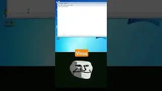 Create Fake Virus using Notepad 🤫#shorts #pc #windows #shortsfeed