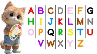 Learn Alphabet A&ndash;Z with Colors 🎨🔤 | Colorful ABC Drawing for Kids with Yufi #77