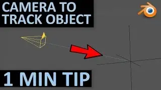 Отслеживание/слежение за объектом камеры | Совет | Blender 2.8