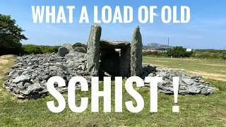 Exploring Trefignath, Holy Island, Anglesey.