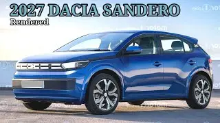 first look: 2027 Dacia Sandero Exclusive Rendering Previews Model's Electric Future