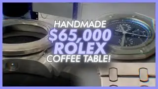 Handmade $65,000 Rolex Coffee Table! 😮&zwj;💨