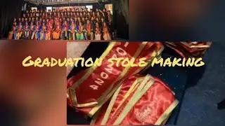 How to make graduation stole..