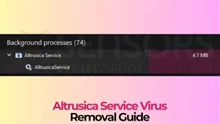 Altrusica Service Virus Miner &ndash; What It + How to Remove It