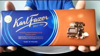 Fazer's Milk Chocolate with Chopped Hazelnuts Review