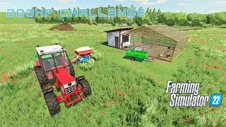 200 HP Challenge Ep1| Getting Started | Calm Lands #fs22