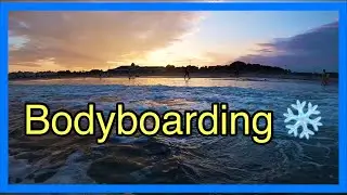MUST watch Bodyboarding in ICE COLD water! [Glossy waves]