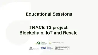TRACE Education session 2: Industry standards