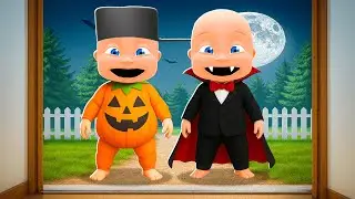 Baby & Brother Go TRICK OR TREATING!