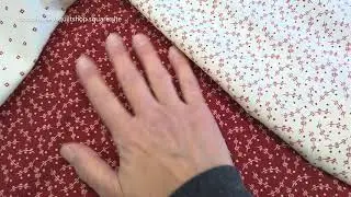 Daily Fabric Fondle Nov. 21: Moda's Redwork Gatherings