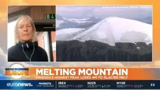 Melting Mountain: Sweden's highest peak loses 4 metres to glacier melt