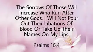 Bible words - Psalms 16:4