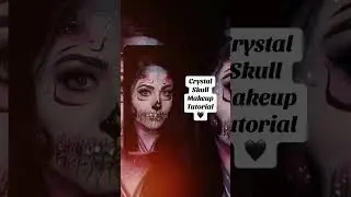 Crystal Skull Makeup Tutorial #halloween2024 #skullmakeup #31daysofhalloweenmakeup #makeuptutorial