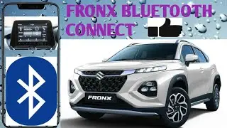 FRONX BLUETOOTH CONNECT KAISE KARE ! HOW TO CONNECT BLUETOOTH SUZUKI FRONX 