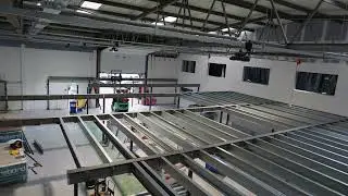 Bristol Tech Office Fit Out: Mezzanine Floor Installation Timelapse