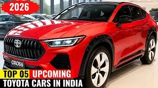 🤑🇮🇳 TOP 5 UPCOMING TOYOTA CARS IN INDIA - 2026 | PRICE, LAUNCH, SPECIFICATION