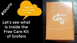 Let's see what is inside the Free Care Kit of Grofers #shorts