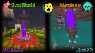 How I Transformed Nether Portal Into Ancient Sword Portal In My Survival World |MYXECRAFT |Minecraft
