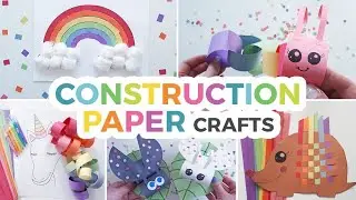 5 Construction Paper Crafts your Kids will Love!