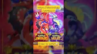 2ND GIVEAWAY copy of pokemon scarlet or violet on DISCORD #shorts