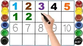 One two three, 123 Numbers, kids rhymes, 1 to 100 counting, learn to count, Numbers song