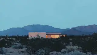 Modern Desert Twilight Landscape Art Screensaver for Frame TV Decor | MCM Home | No Music | 3 Hours