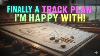 FINALLY A MODEL RAILWAY TRACK PLAN I'M HAPPY WITH!  #00gauge #Modelrailway