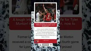 Lyon Debut Disaster! 🟥 Ex-Liverpool Star Tyler Morton Sent Off, Apologizes After Costly Card