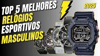 Os 5 melhores REL&Oacute;GIOS ESPORTIVOS MASCULINOS de 2025 / REL&Oacute;GIO bom e barato / Moda masculina 2025