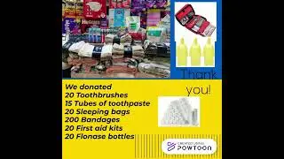 YCP Helping Ukrainians 2st donation