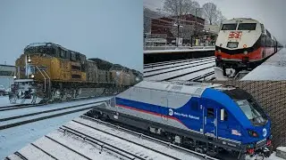 Winter Railfanning in the Tri-State Suburbs of the Hudson Valley!