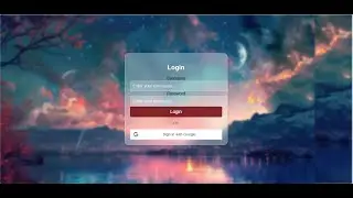 Beautiful Glass Effect Login Page with HTML & CSS | Step-by-Step Tutorial