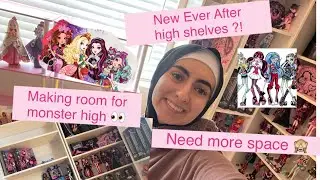 Реорганизация/обновление экспозиции моих кукол! + плюс добавление полок! 💓