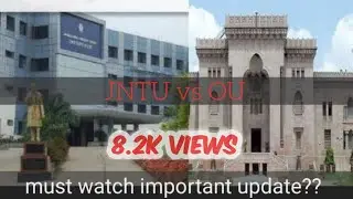 OU vs JNTU || what are the differences between the OU and JNTU affiliated colleges??