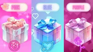 🎁 Pink 💖 vs Blue 💙 vs Purple 💜 | 3 Gift Box Challenge | Good or Bad? | One Box Is BAD!