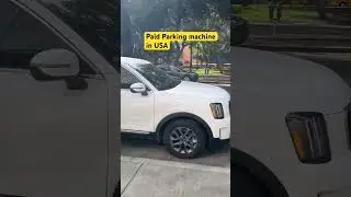 Paid Parking Machine in USA #americastreet #shortsfeed #parking #streetparking #shorts #viral #usa