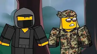 CIVIL WAR  99 Nights in Roblox Forest! | Cartoon Animation | Coffin Dance Song Cover