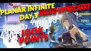 Planar Infinity Day 3 100k Points - Elation Path Jingliu Hypercarry | Honkai: Star Rail