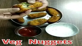Veggie Nuggets/ Veg Cheese  Nuggets/ Veg Nuggets with fully loaded veggies/ Healthy and Tasty Snacks