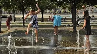 Six girls,a fountain and funny spray of happiness-4!/Шесть девушек,фонтан и веселые брызги Счастья-4