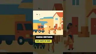 Marea Britanie. Case luate de mare