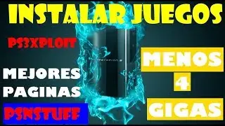 👍Instalar Juegos menos de 4 gigas Tutorial|MEJORES PAGINAS PARA DESCARGAR | PsnStuff👍