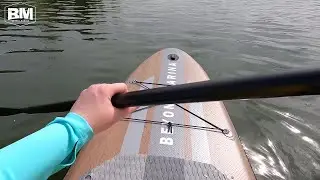 Jenny&rsquo;s Epic Paddle Odyssey on Beyond Marina&rsquo;s Wooden SUP! 🌊✨