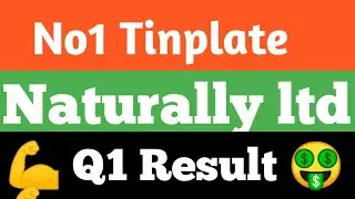 Naturally NO1 Tinplate Company।। naturally Q1 Results।। naturally share price latest updates।।